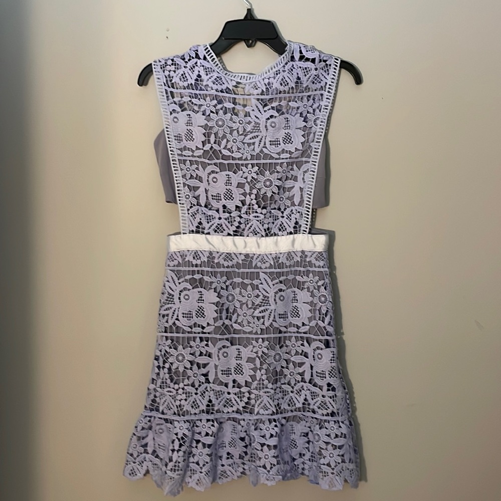 Goodnight Macaroon lavender lace dress size XS